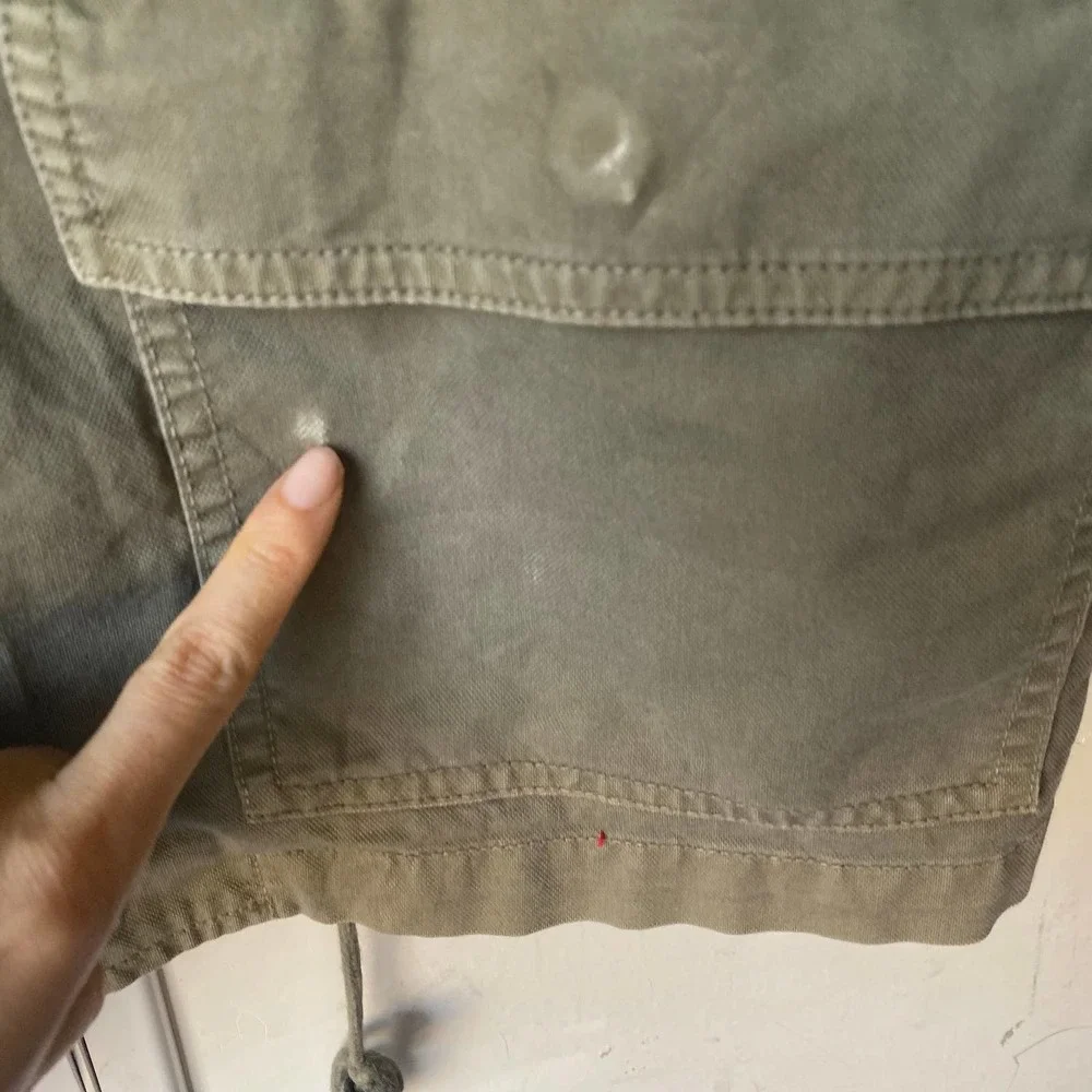 Madewell olive green sleeveless untility vest med - Picture 4 of 5